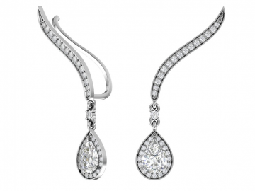 Ohrringe aus 925er Sterling Silber mit Zirkonia 