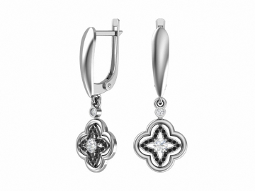 Ohrringe aus 925er Sterling Silber mit Zirkonia 