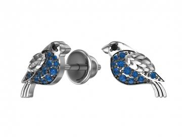 Ohrstecker aus 925er Sterling Silber mit Zirkonia 