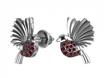 Ohrstecker aus 925er Sterling Silber mit Zirkonia 