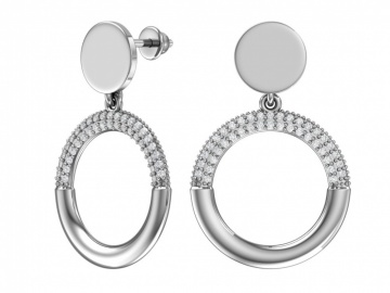 Ohrringe aus 925er Sterling Silber mit Zirkonia 