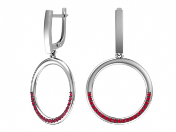 Ohrringe aus 925er Sterling Silber mit Zirkonia 