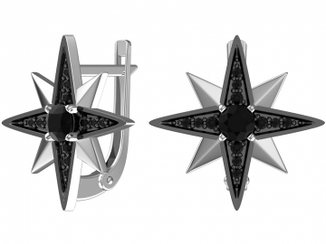 Ohrringe aus 925er Sterling Silber mit Zirkonia 