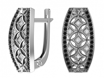 Ohrringe aus 925er Sterling Silber mit Zirkonia 