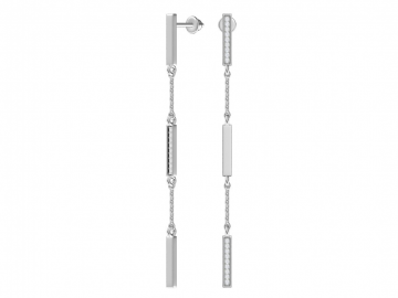 Ohrringe aus 925er Sterling Silber mit Zirkonia 