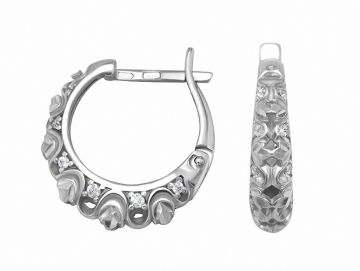 Ohrringe aus 925er Sterling Silber mit Zirkonia 
