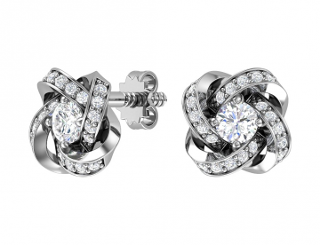 Ohrringe aus 925er Sterling Silber mit Zirkonia 