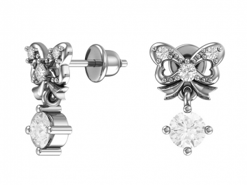 Ohrstecker aus 925er Sterling Silber mit Zirkonia 