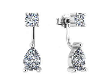 Ohrstecker aus 925er Sterling Silber mit Zirkonia 