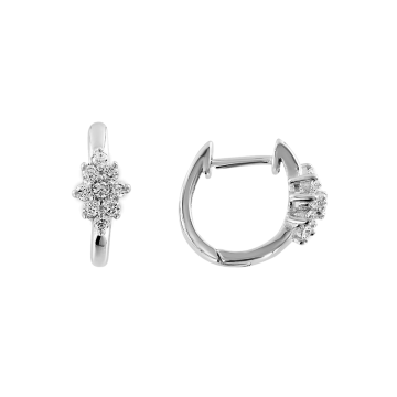 Kinder Ohrhänger aus 925er Sterling Silber mit Zirkonia 