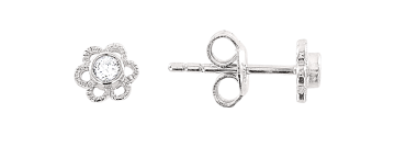 Ohrstecker aus Silber 925° mit Zirkonia 