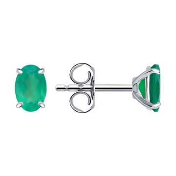 Ohrstecker aus 925er Sterling Silber mit Achat 