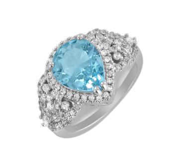 Modeschmuck Damenring 17,2 mm 