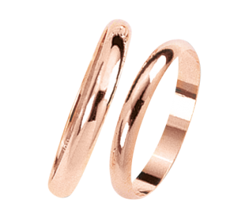 Trauring aus Rotgold 585° 