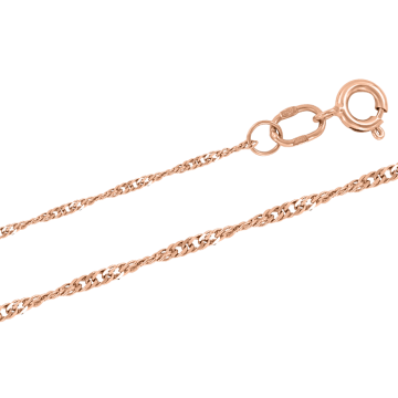 Ketten aus Rotgold 585° 45 cm ca. 3,3 g