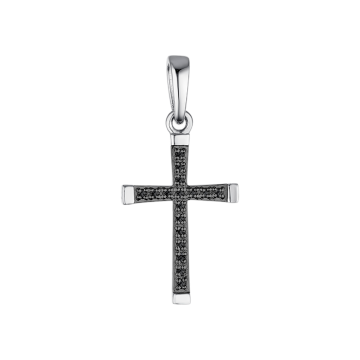 Weißgold 585° Anhänger mit Brillanten 