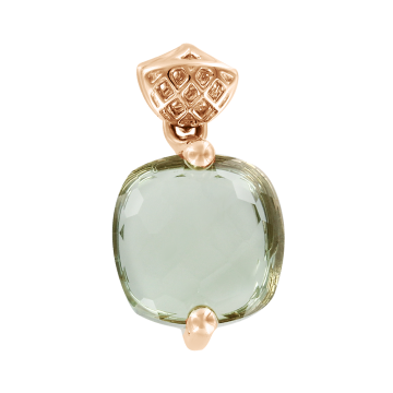 Anhänger aus Rotgold 585° mit Amethyst 