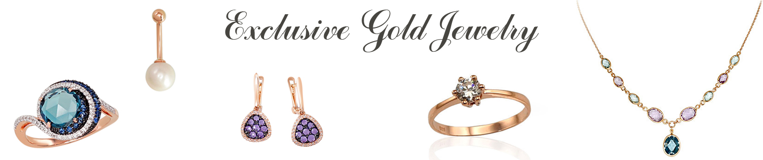Exclusive gold jewelry