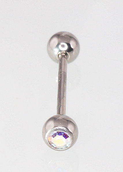 Zunge Brustwarze Stangen 5 UV Farbig Turm Orbital Ohrring Piercing