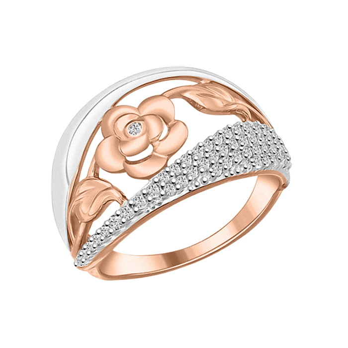 ZOERAY Ringe Set Gold & Silber - 18k Vergoldet Mit Zirkonia Stapelringe